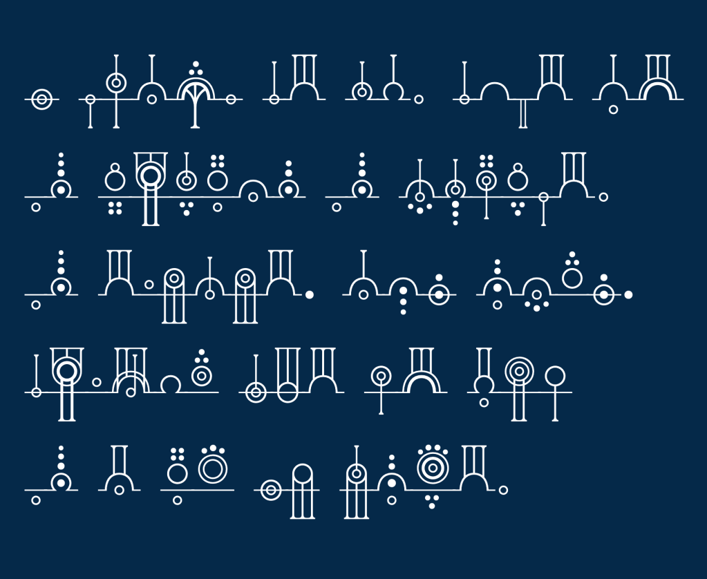 Linear Gallifreyan 1