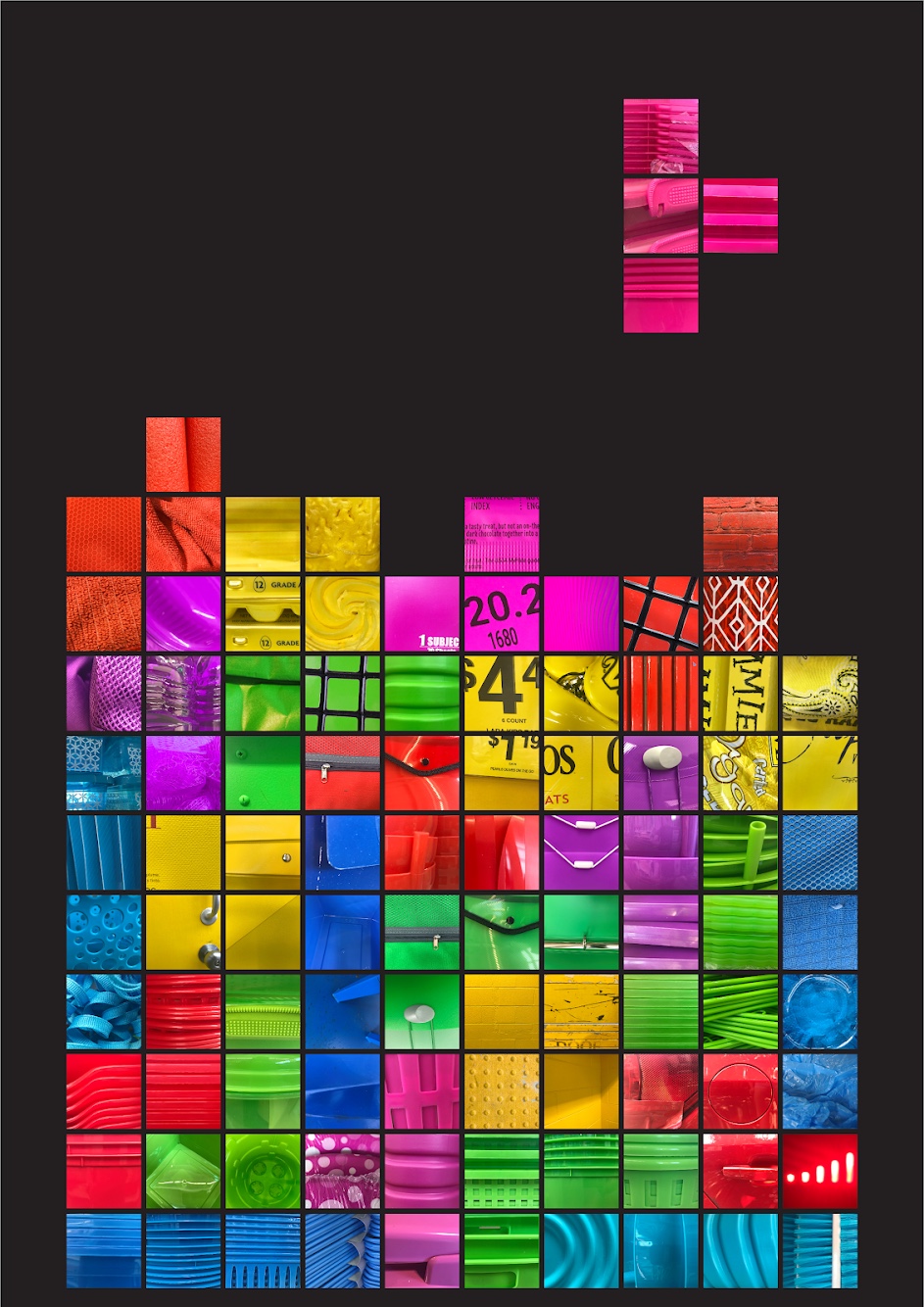 2000 Photos Tetris&nbsp;Poster