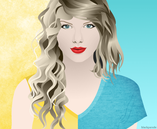 Taylor Swift Vector&nbsp;Portrait